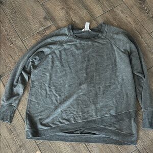 Jockey Women's Gray Crew Neck Sweater